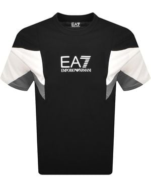 EA7 Emporio Armani Logo T Shirt - Black