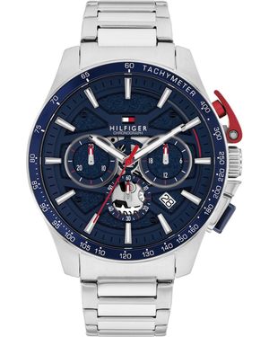 Tommy Hilfiger Chronograph Bank Watch - Blue