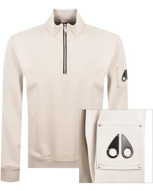 Moose Knuckles Hartsfield Qz Sweatshirt - Natural