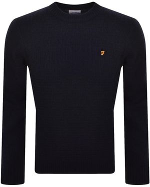 Farah Farah Allerton Knit Sweater - Blue
