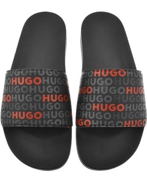HUGO Timein Sliders - Black