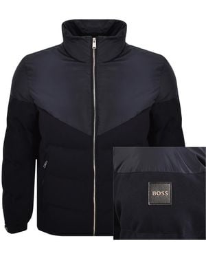 BOSS BUSINESS Boss Clanello1 Waterproof Jacket Dark - Blue