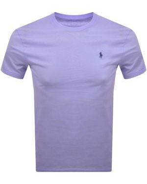 Ralph Lauren Logo T Shirt - Purple