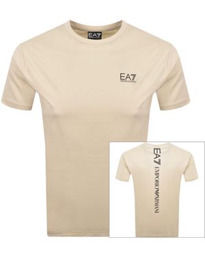 EA7 Emporio Armani Training T Shirt Fog - Natural