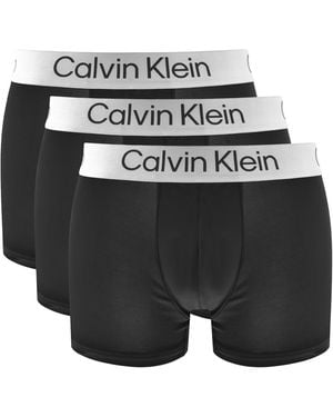Calvin Klein Underwear 3 Pack Trunks - Black