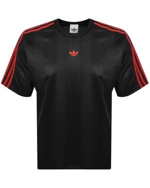 adidas Originals Jacquard Jersey T Shirt - Black