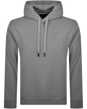 Replay Fleece Hoodie Lead - Grey