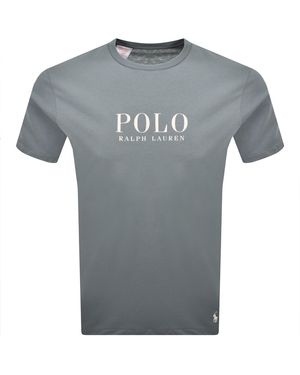 Ralph Lauren Logo Crew Neck T Shirt - Grey