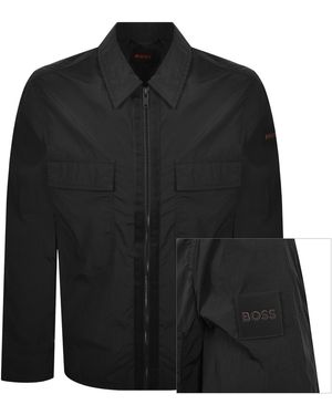 BOSS Boss Lotape Nylon Overshirt - Black