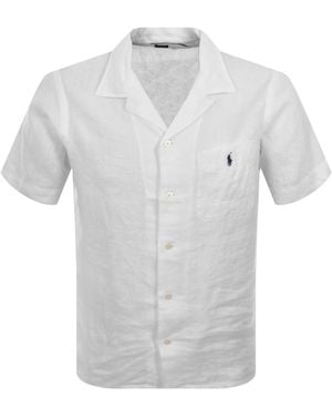 Ralph Lauren Linen Short Sleeve Shirt - Grey
