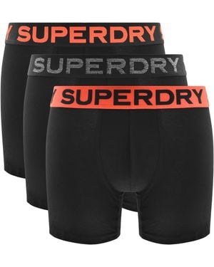 Superdry 3 Pack Boxers - Black