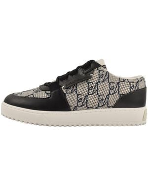 Armani Emporio Leather Sneakers - Black
