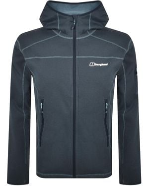 Berghaus Polyester Elastane Hooded Outdoor Jacket - Blue