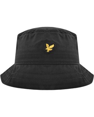 Lyle & Scott Logo Bucket Hat - Black