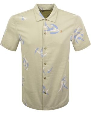 Farah Farah Ernest Casual Fit Shirt Soft - Green