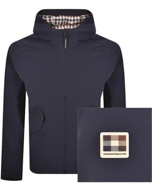 Aquascutum Shell Short Parka - Blue