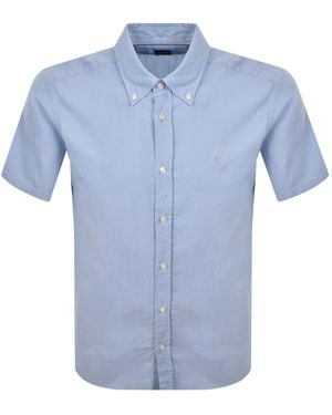 BOSS BUSINESS Boss H Liam Short Sleeve Shirt Light - Blue