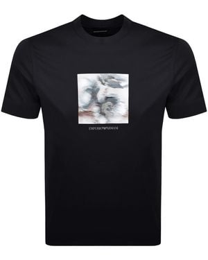 Armani Emporio Logo T Shirt - Black