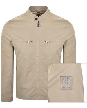 Belstaff Grid Jacket Dark Sand - Natural