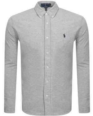 Ralph Lauren Featherweight Mesh Shirt - Grey