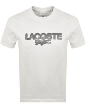 Lacoste Crew Neck T Shirt - White
