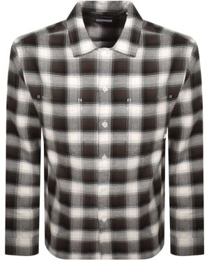 Farah Farah Lavelle Check Shirt - Black