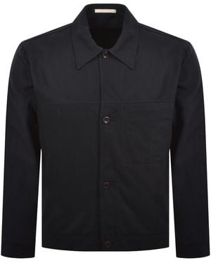 Norse Projects Standard Twill Overshirt - Blue