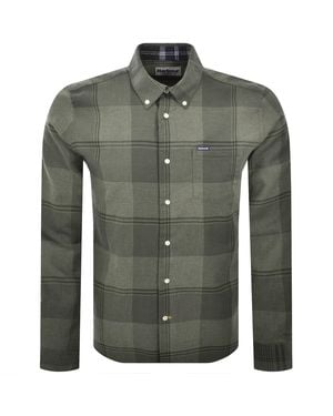 Barbour Heaney Checked Tailored Shirt - Green