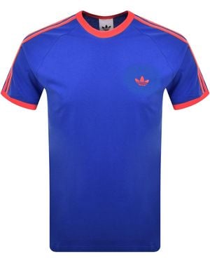adidas Originals 3 Stripes T Shirt - Blue