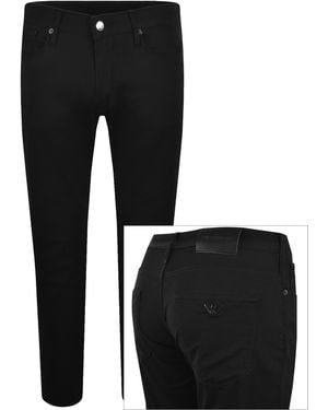Armani Emporio J06 Slim Fit Trousers - Black