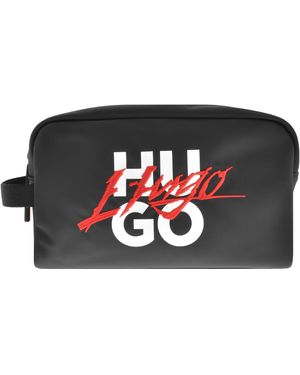 HUGO Handwritten 2.0 Washbag - Black