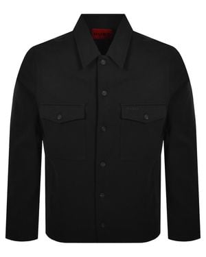 HUGO Enalu Overshirt Jacket - Black