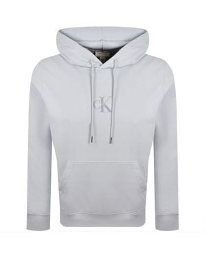 Calvin Klein Jeans Logo Hoodie - Blue