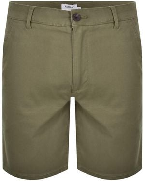 Farah Farah Hawk Twill Shorts - Green