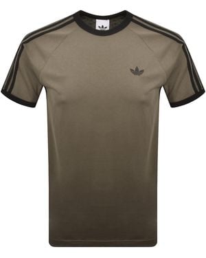adidas Originals 3 Stripes T Shirt - Green