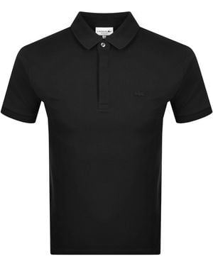 Lacoste Short Sleeved Polo T Shirt - Black