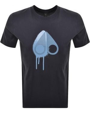 関税込◆Moose Knuckles コットン クレセント ロゴ T シャツ 関税込◇Moose Knuckles コットン クレセント ロゴ T シャツ
