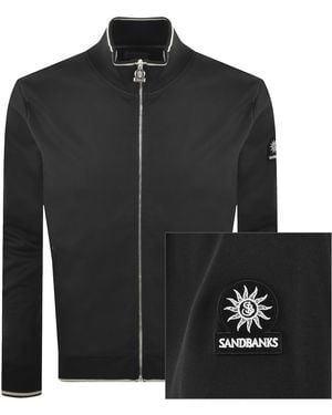 Sandbanks Tricot Track Jacket - Black