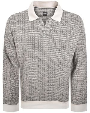BOSS BUSINESS Boss C Sota 102 Sweatshirt Off - Grey
