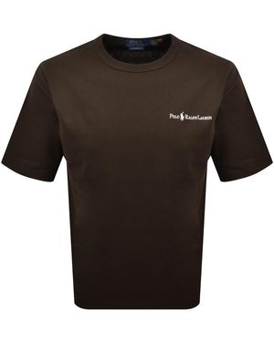 Ralph Lauren Relaxed Fit T Shirt - Black
