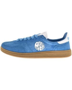 Pretty Green Reunion Ramblas Sneakers - Blue
