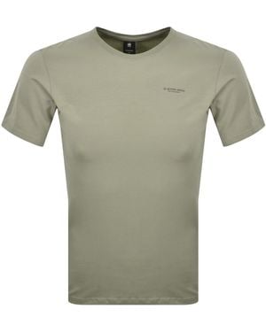 G-Star G-Star Slim Base T Shirt Light Orphus - Green