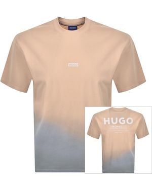 HUGO Nalono T Shirt - Natural