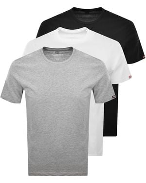 DIESEL Randal D Core 3 Pack T Shirts - Grey
