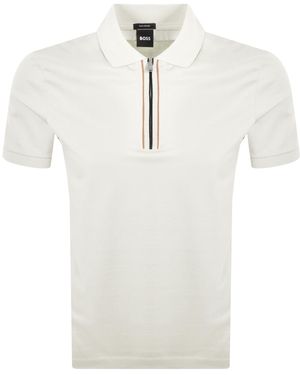 BOSS BUSINESS Boss H Paras 65 Polo T Shirt Light - White