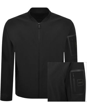 BOSS Boss Globe Hexa Bomber Jacket - Black