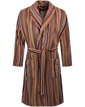 Paul Smith Multicolour Dressing Gown - Brown