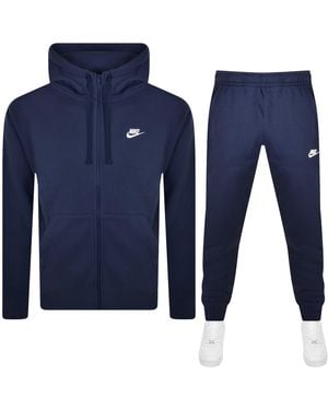 Nike Standard Fit Logo Tracksuit - Blue