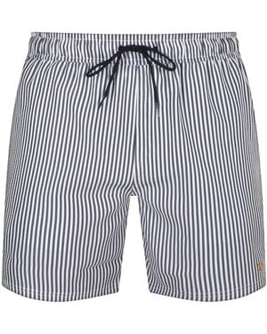 Farah Farah Colbert Seersucker Stripe Swim Shorts - Blue