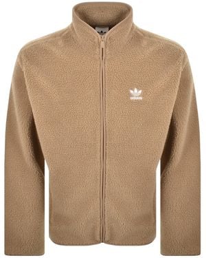 adidas Originals Teddy Fleece Jacket - Brown